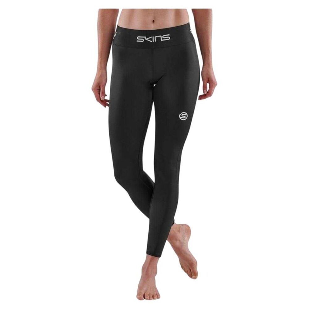 Skins Womens/Ladies Running Tights / Black